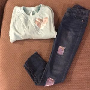Girls Justice Sweatshirt & Jeans